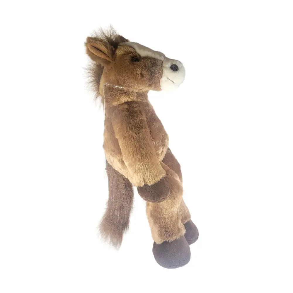 Build-A-Bear Plush Horse Brown with White Muzzle 18